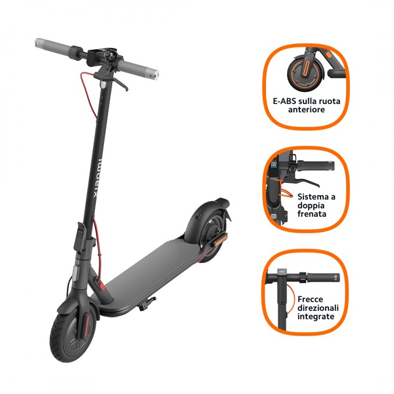 Xiaomi Scooter 4 Go 20 km/h Noir, Orange