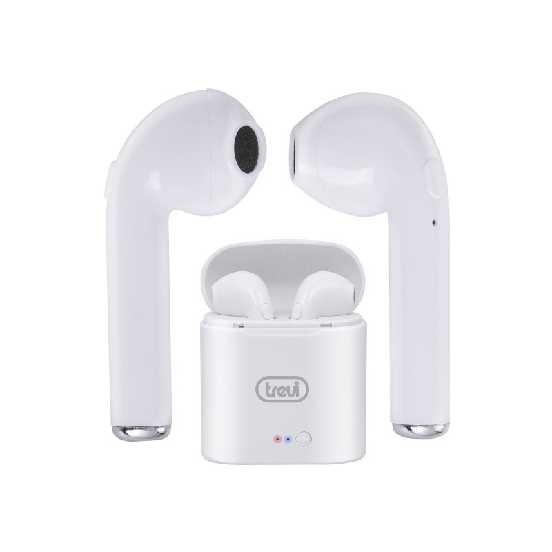 Trevi HMP 1221 AIR Headphones True Wireless Stereo (TWS) In-ear Calls Music Bluetooth White