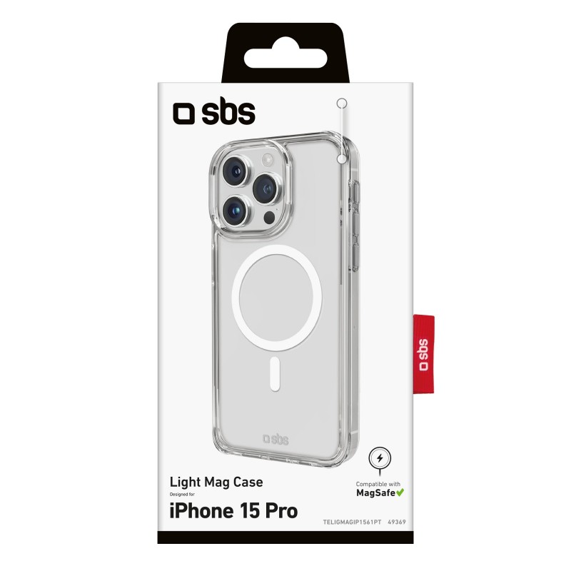 SBS TELIGMAGIP1561PT coque de protection pour téléphones portables 15,5 cm (6.1") Housse Transparent