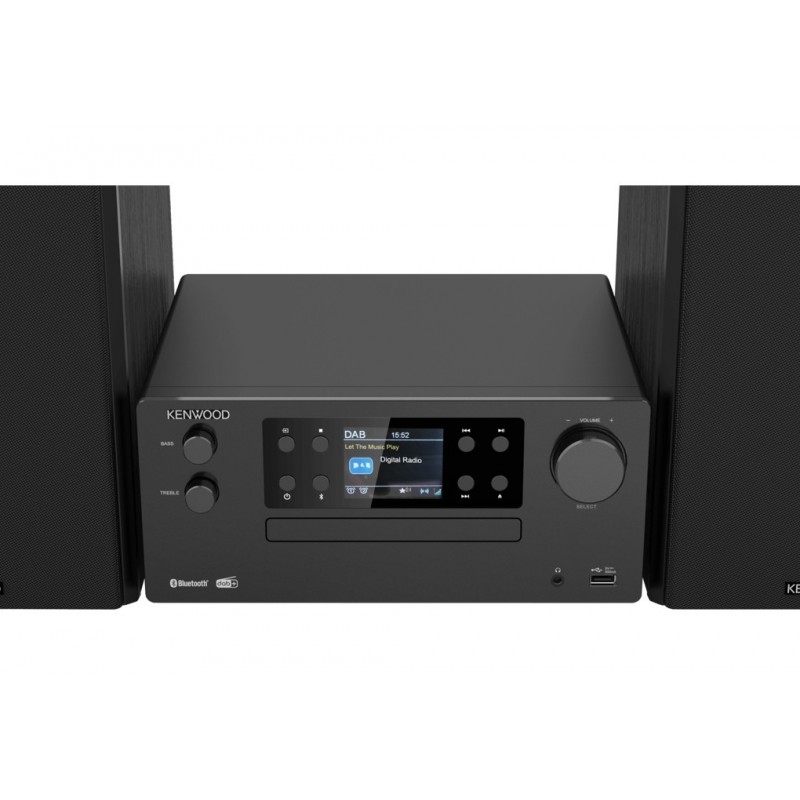 Kenwood Electronics M-925DAB-B Home-Stereoanlage Heim-Audio-Mikrosystem 50 W Schwarz