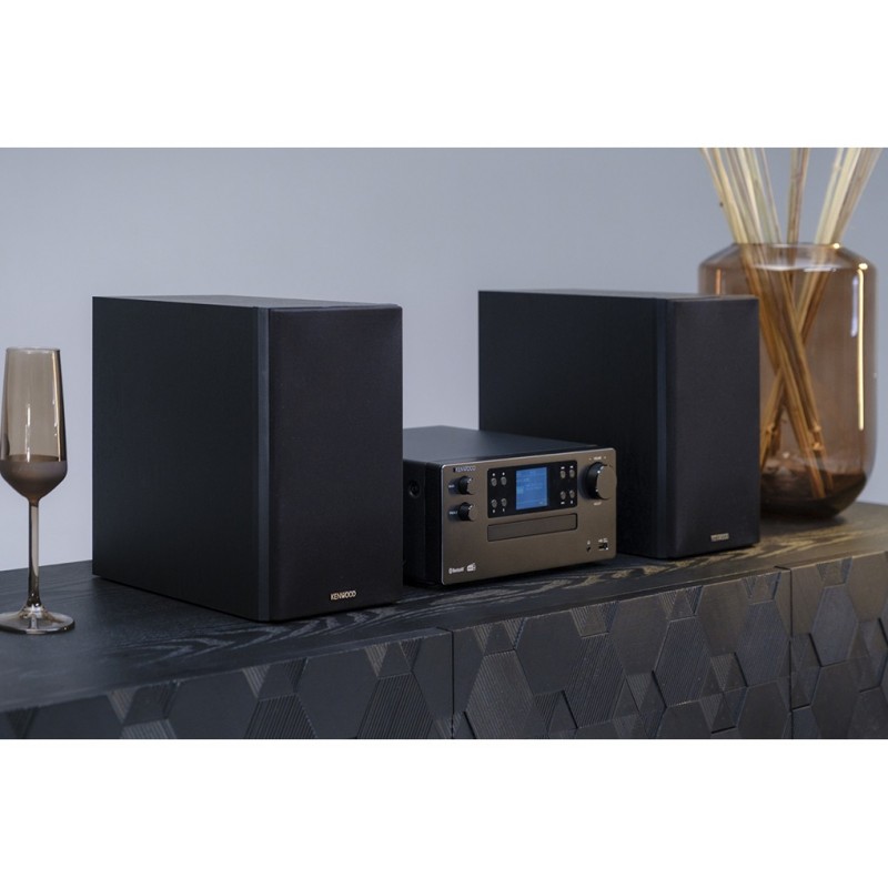 Kenwood Electronics M-925DAB-B Home-Stereoanlage Heim-Audio-Mikrosystem 50 W Schwarz