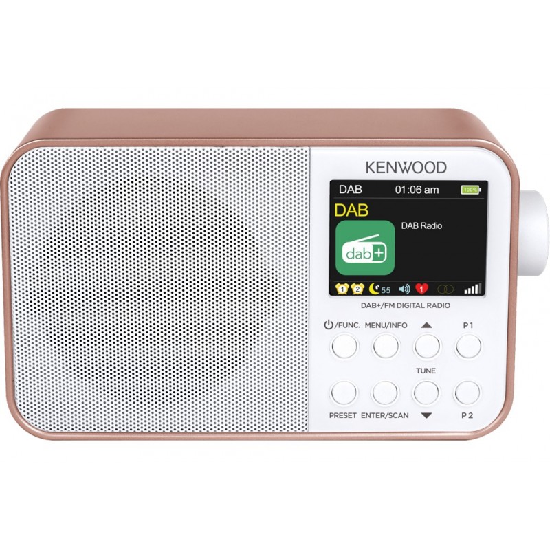 Kenwood CR-M30DAB-R Radio portable Numérique Or rose