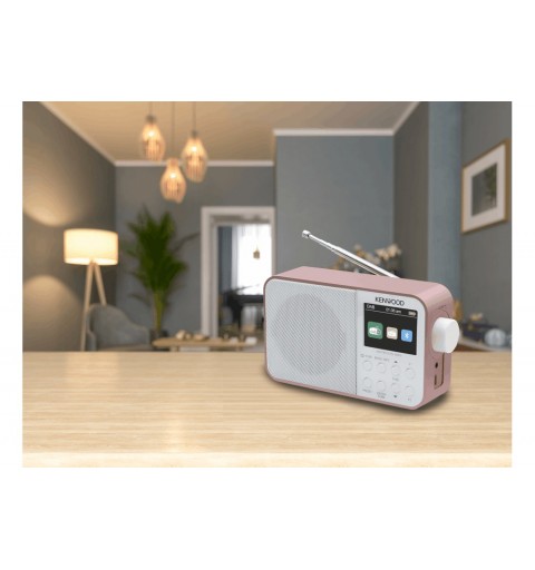 Kenwood CR-M30DAB-R Radio portable Numérique Or rose