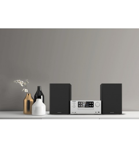 Kenwood Electronics M-925DAB-S set audio da casa Microsistema audio per la casa 50 W Nero, Argento