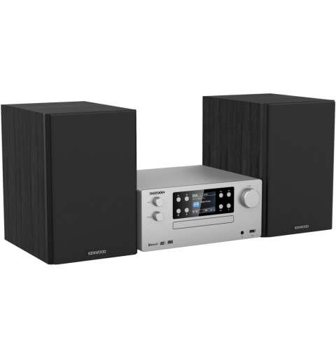 Kenwood Electronics M-925DAB-S ensemble audio pour la maison Système micro audio domestique 50 W Noir, Argent