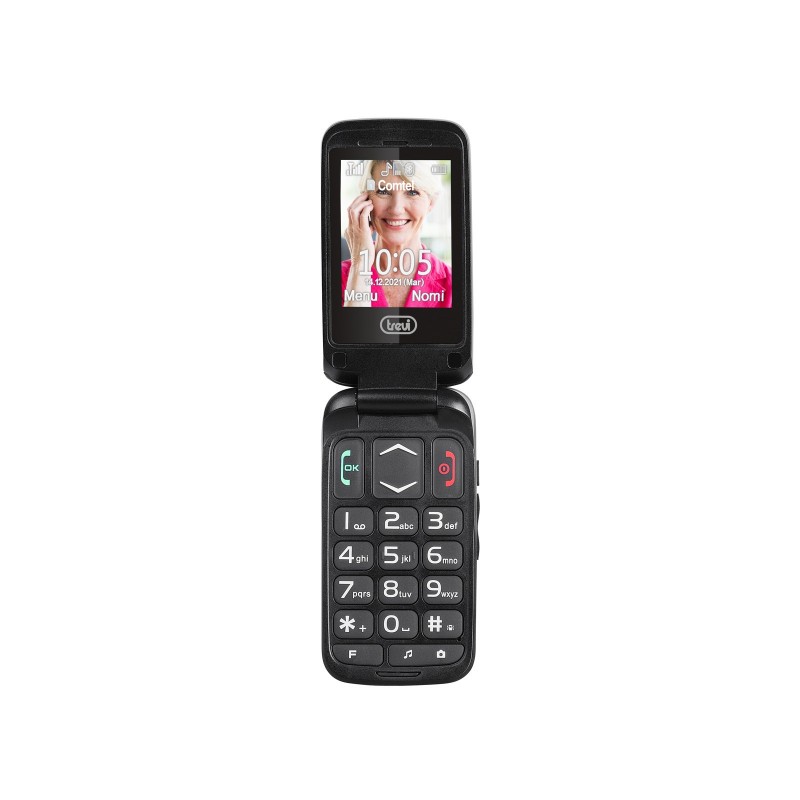 Trevi FLEX 50 C 66 g Noir, Bleu Téléphone pour seniors