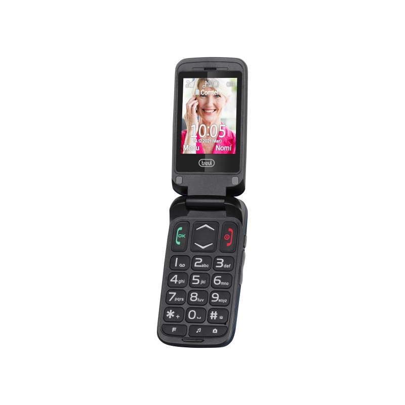 Trevi FLEX 50 C 66 g Negro, Azul Teléfono para personas mayores
