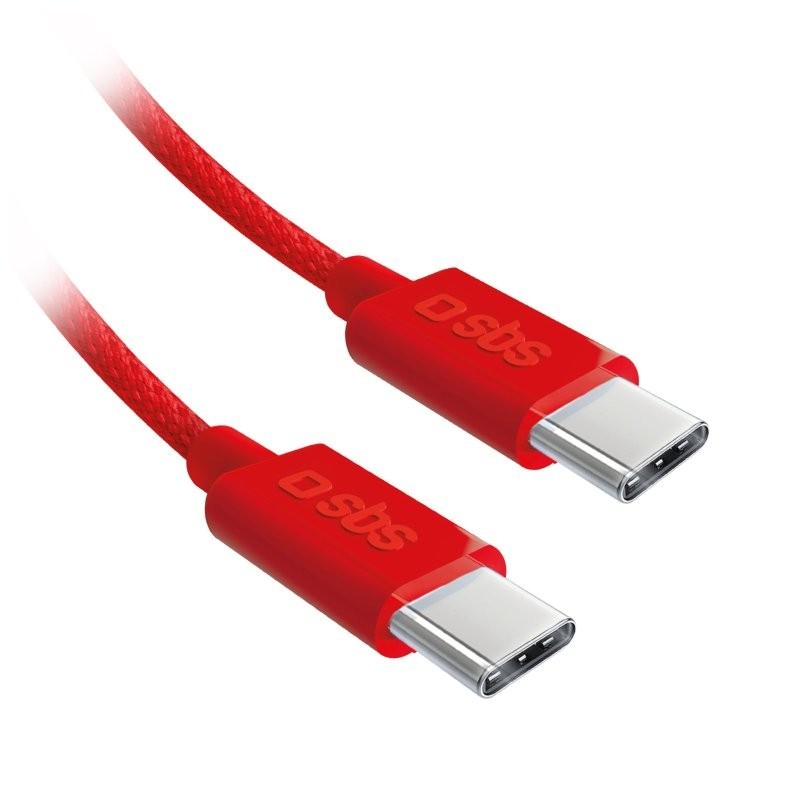SBS TECABLETISSUETCCB USB cable 1.5 m USB 2.0 USB C Red