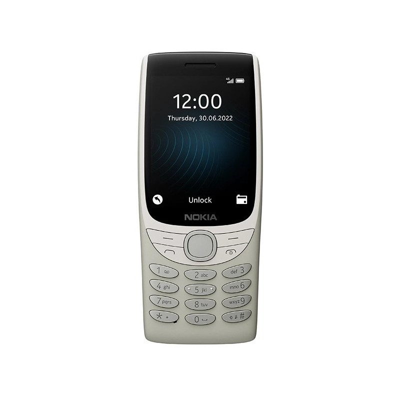 Nokia 8210 4G 7,11 cm (2.8") 107 g Sabbia Telefono cellulare basico