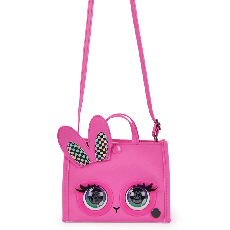 Purse Pets - BOLSO NIÑA MASCOTA INTERACTIVA - HOLLY HOPS BUNNY - Bolso Interactivo Niña Cachorro con más de 30 Sonidos y