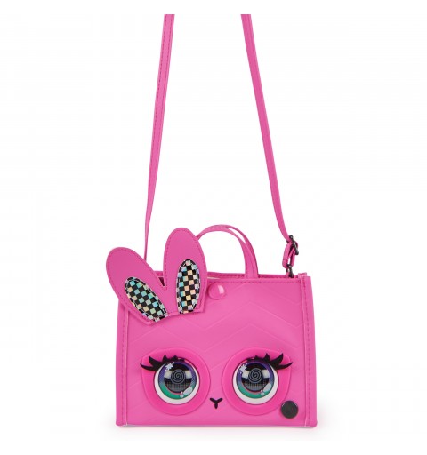 Purse Pets - BOLSO NIÑA MASCOTA INTERACTIVA - HOLLY HOPS BUNNY - Bolso Interactivo Niña Cachorro con más de 30 Sonidos y