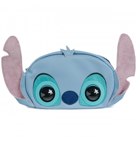Purse Pets , Disney Stitch, juguete de mascota interactiva y bolso de hombro y bandolera con más de 30 sonidos y reacciones,