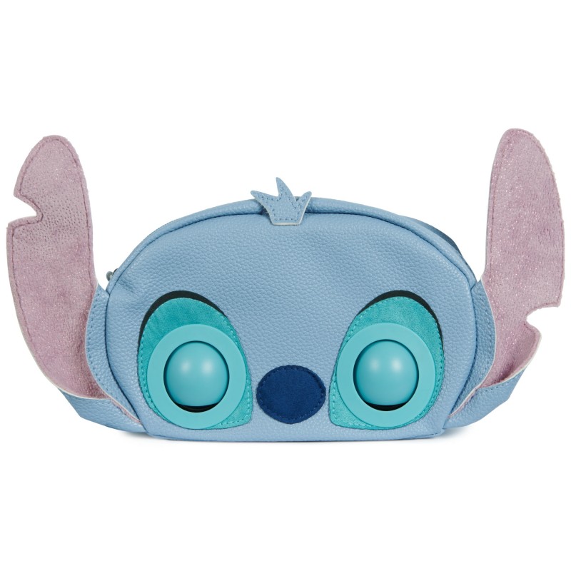 Purse Pets , Disney Stitch, juguete de mascota interactiva y bolso de hombro y bandolera con más de 30 sonidos y reacciones,
