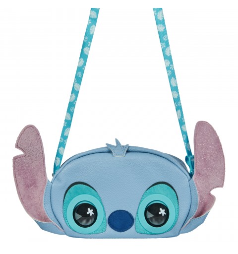 Purse Pets , Disney Stitch, juguete de mascota interactiva y bolso de hombro y bandolera con más de 30 sonidos y reacciones,