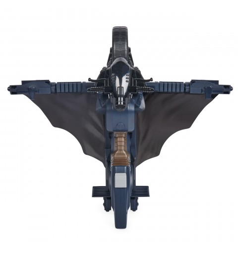 DC Comics , Veicolo Batman Adventures 2 in 1, Batcycle Trasformabile, Macchina Batman Compatibile con Tutte le Action Figure