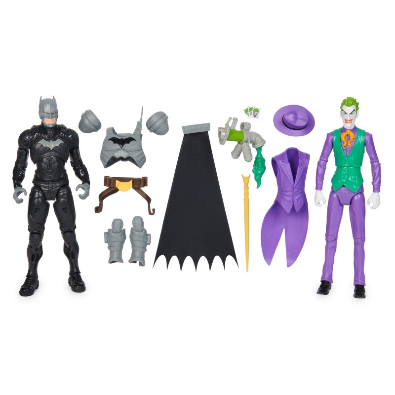 DC Comics , Action Figure Batman Adventures, Batman vs Joker in scala, 2 Action Figure Batman Alte 30 cm, Supereroe e