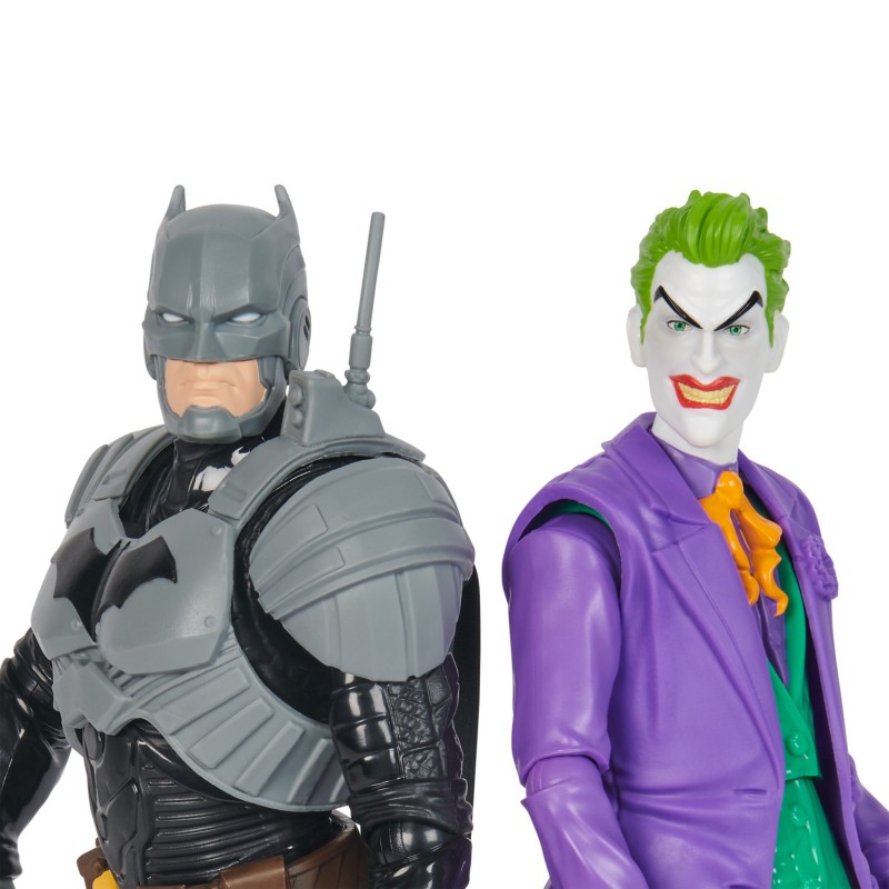 DC Comics , Action Figure Batman Adventures, Batman vs Joker in scala, 2 Action Figure Batman Alte 30 cm, Supereroe e