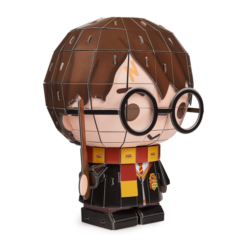 Spin Master 4D Build, kit di modellismo a tema Harry Potter puzzle 3D personaggio da 87 pezzi | Decorazione da tavolo a tema