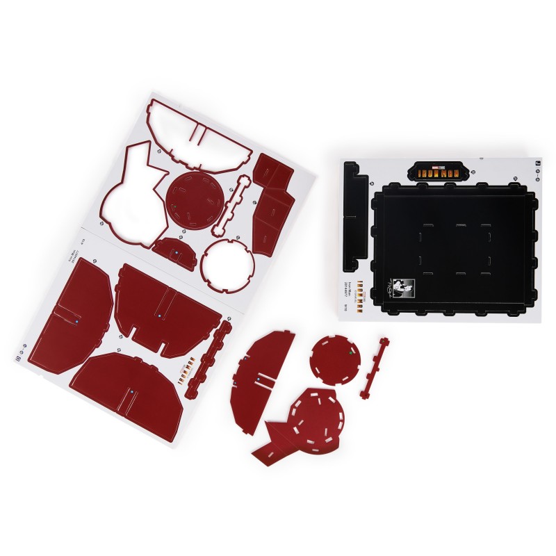 Spin Master 4D BUILD - CASQUE IRON MAN MARVEL - Puzzle 3D - Puzzle Marvel 96 Pièces - Casque Iron Man Marvel - Puzzle 4D Build