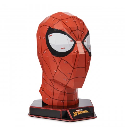 Spin Master 4D Build, kit de maqueta de rompecabezas en 3D de Spider-Man de Marvel, 82 piezas | Spider-Man para decoración de