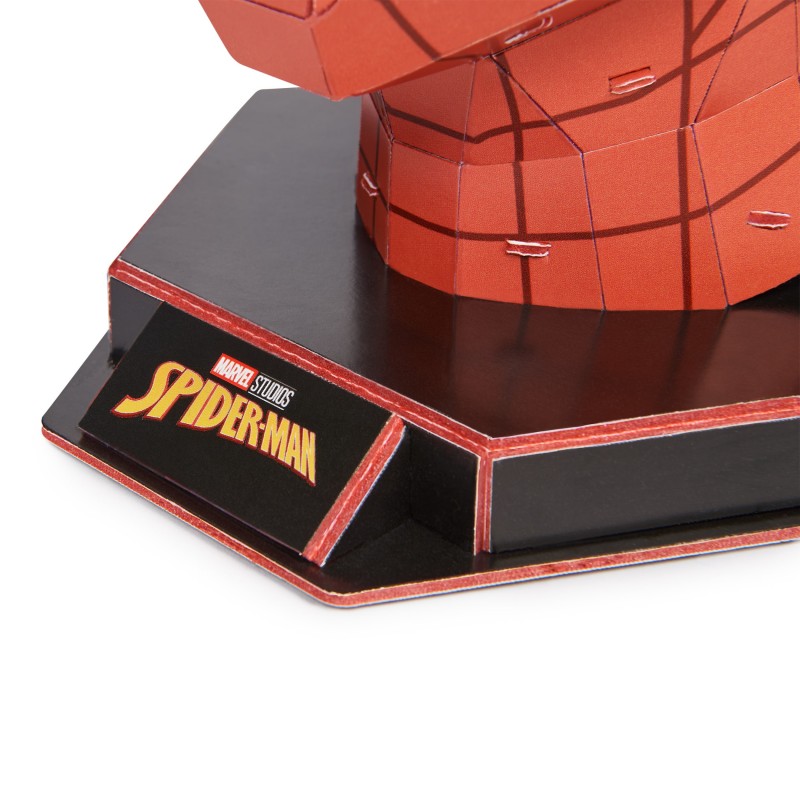 Spin Master 4D Build, kit de maqueta de rompecabezas en 3D de Spider-Man de Marvel, 82 piezas | Spider-Man para decoración de