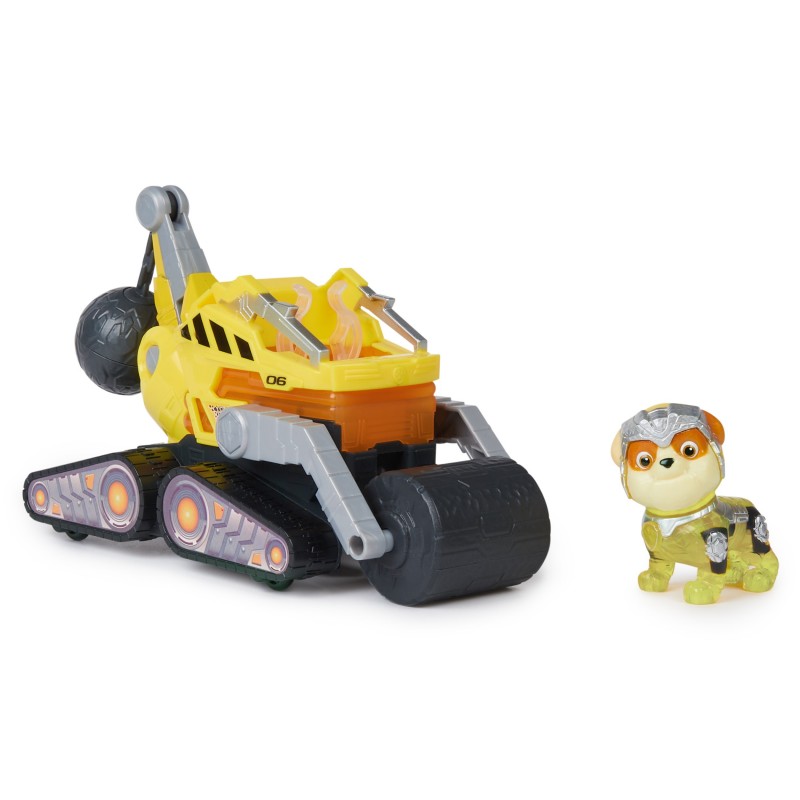 PAW Patrol , Bulldozer di Rubble Tematizzato Il Super Film, con Luci e Suoni, Giochi per Bambini e Bambine, 3+ anni