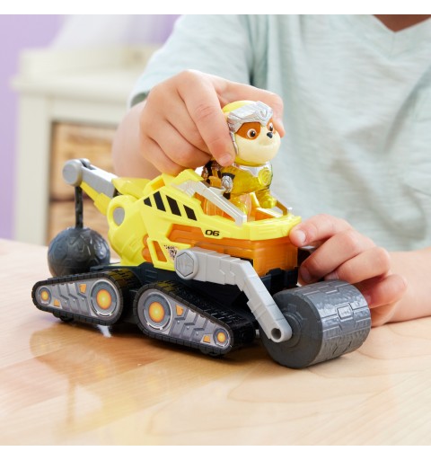 PAW Patrol , Bulldozer di Rubble Tematizzato Il Super Film, con Luci e Suoni, Giochi per Bambini e Bambine, 3+ anni