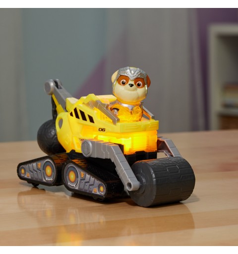 PAW Patrol , Bulldozer di Rubble Tematizzato Il Super Film, con Luci e Suoni, Giochi per Bambini e Bambine, 3+ anni