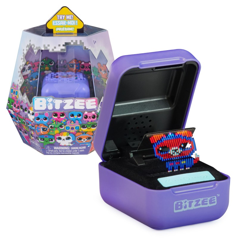 Spin Master BITZEE - JUGUETE MASCOTA INTERACTIVA DIGITAL - JUEGO INTERACTIVO CON 15 ANIMALES EN SU INTERIOR - Mascotas