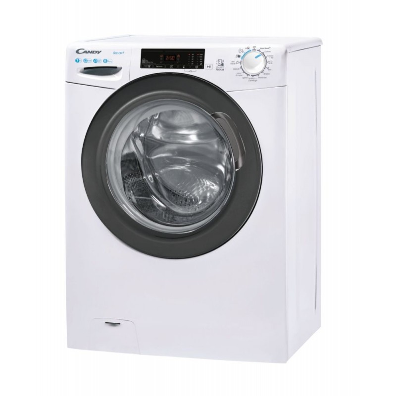 Candy Smart CSS4127TRE 1-11 lavatrice Caricamento frontale 7 kg 1200 Giri min D Bianco