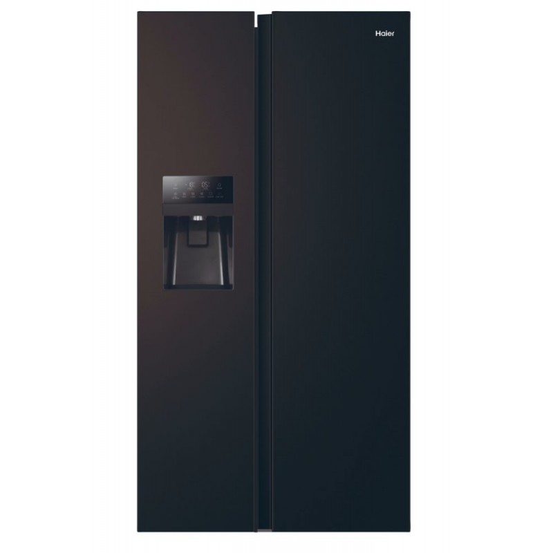Haier SBS 90 Serie 3 HSR3918FIPB side-by-side refrigerator Freestanding 515 L F Black