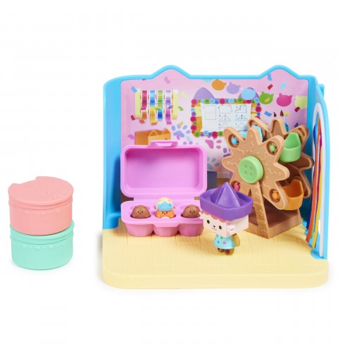 Gabby's Dollhouse Deluxe Raum, Craft-a-riffic-Room, Bastelzimmer mit Baby Box, Möbelstücken und thematischem Zubehör