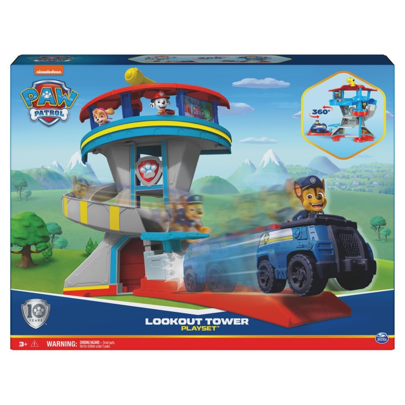 PAW Patrol La Pat' Patrouille - Tour De Contrôle - Jouet Univers Pat'  Patrouille De 50 Cm - Avec