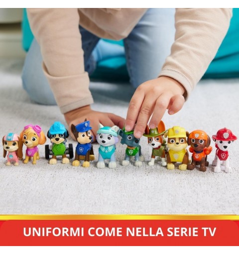 PAW Patrol PATRULLA CANINA - FIGURAS PATRULLA CANINA - Pack de regalo de 10 Figuras de Juguetes Patrulla Canina Coleccionables