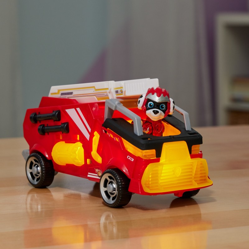 PAW Patrol , Camion dei Pompieri di Marshall Tematizzato Il Super Film, con Luci e Suoni, Giochi per Bambini e Bambine, 3+