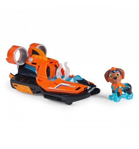 PAW Patrol PAT PATROUILLE LA SUPER PATROUILLE LE FILM - Véhicule + Figurine Zuma La Pat Patrouille The Mighty Movie - Voiture