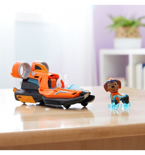 PAW Patrol PAT PATROUILLE LA SUPER PATROUILLE LE FILM - Véhicule + Figurine Zuma La Pat Patrouille The Mighty Movie - Voiture