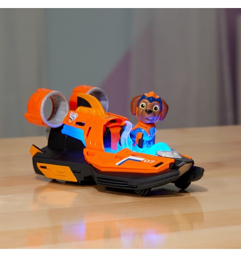 PAW Patrol PAT PATROUILLE LA SUPER PATROUILLE LE FILM - Véhicule + Figurine Zuma La Pat Patrouille The Mighty Movie - Voiture