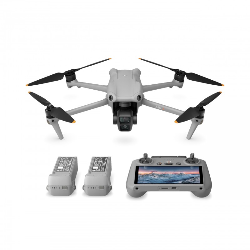 DJI Air 3 Fly More Combo 4 rotores Cuadricóptero 48 MP 3840 x 2160 Pixeles 4241 mAh Negro, Gris