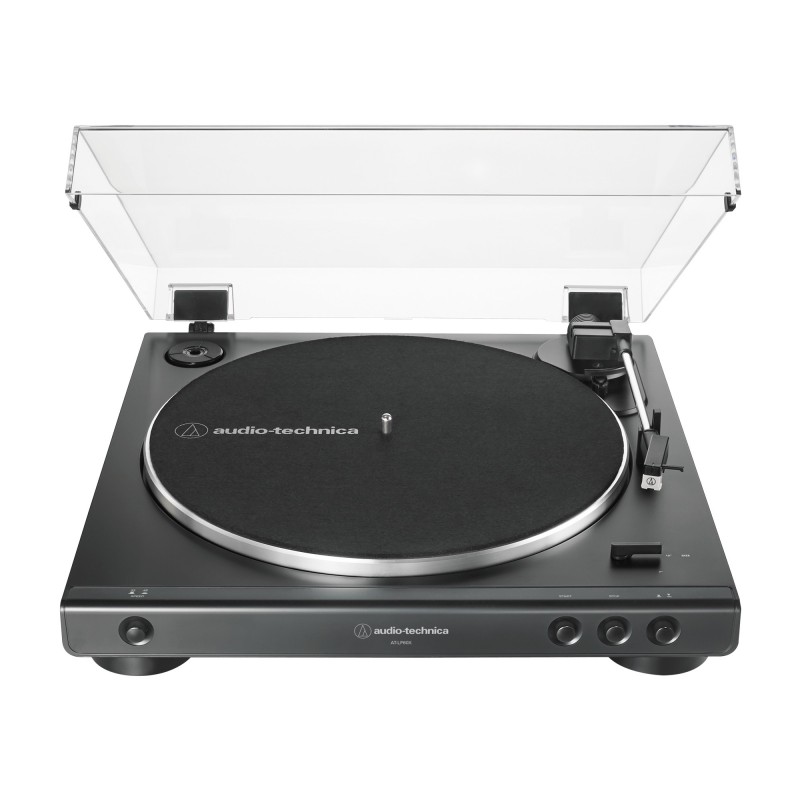 Audio-Technica AT-LP60X Audio-Plattenspieler mit Riemenantrieb Schwarz Vollautomatisch