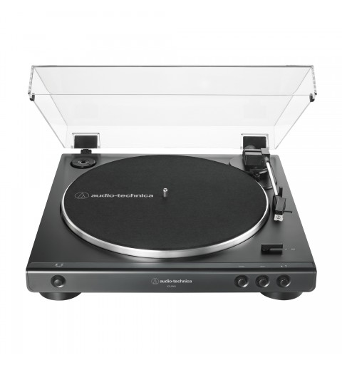 Audio-Technica AT-LP60X Audio-Plattenspieler mit Riemenantrieb Schwarz Vollautomatisch