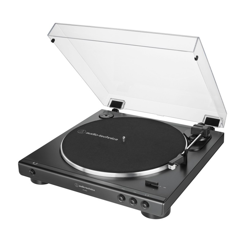 Audio-Technica AT-LP60X Audio-Plattenspieler mit Riemenantrieb Schwarz Vollautomatisch