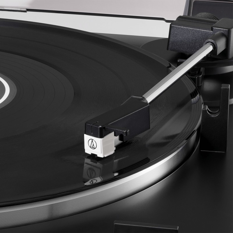 Audio-Technica AT-LP60X Audio-Plattenspieler mit Riemenantrieb Schwarz Vollautomatisch