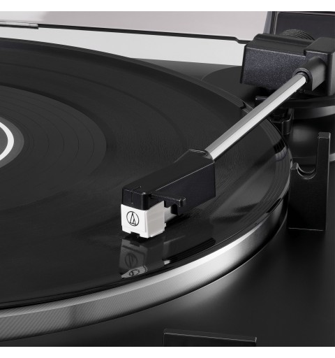 Audio-Technica AT-LP60X Audio-Plattenspieler mit Riemenantrieb Schwarz Vollautomatisch