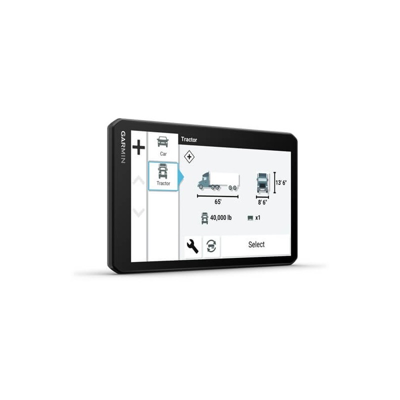 Garmin DEZL LGV710 navegador Fijo 17,6 cm (6.95") TFT Pantalla táctil 242 g Negro