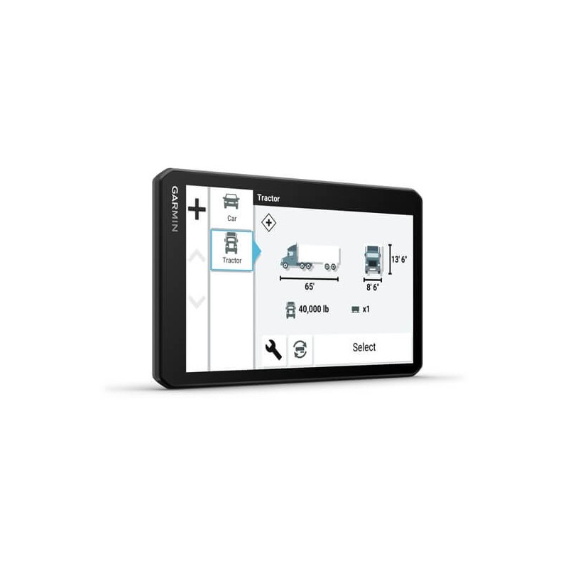Garmin DEZL LGV710 Navigationssystem Fixed 17,6 cm (6.95") TFT Touchscreen 242 g Schwarz