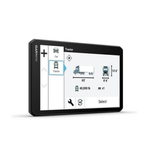 Garmin DEZL LGV710 navegador Fijo 17,6 cm (6.95") TFT Pantalla táctil 242 g Negro