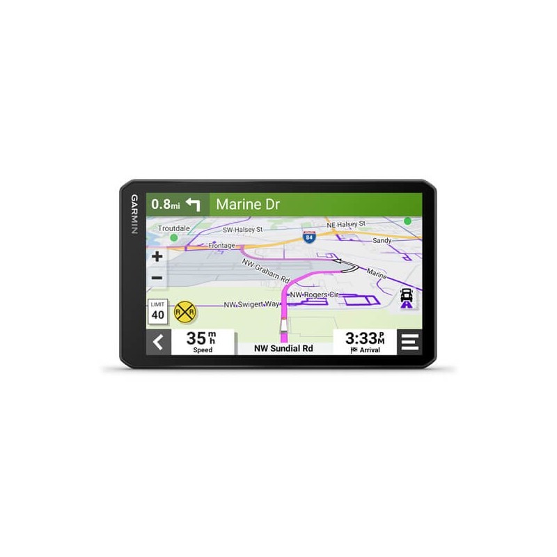 Garmin DEZL LGV710 navegador Fijo 17,6 cm (6.95") TFT Pantalla táctil 242 g Negro