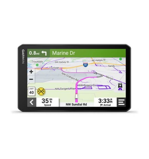 Garmin DEZL LGV710 navigatore Fisso 17,6 cm (6.95") TFT Touch screen 242 g Nero