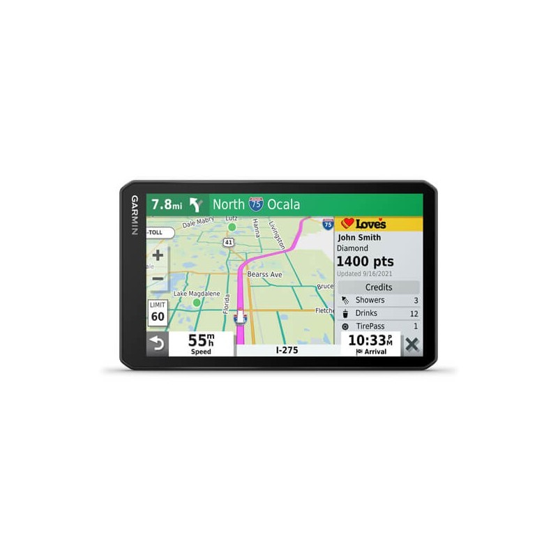 Garmin DEZL LGV710 navegador Fijo 17,6 cm (6.95") TFT Pantalla táctil 242 g Negro